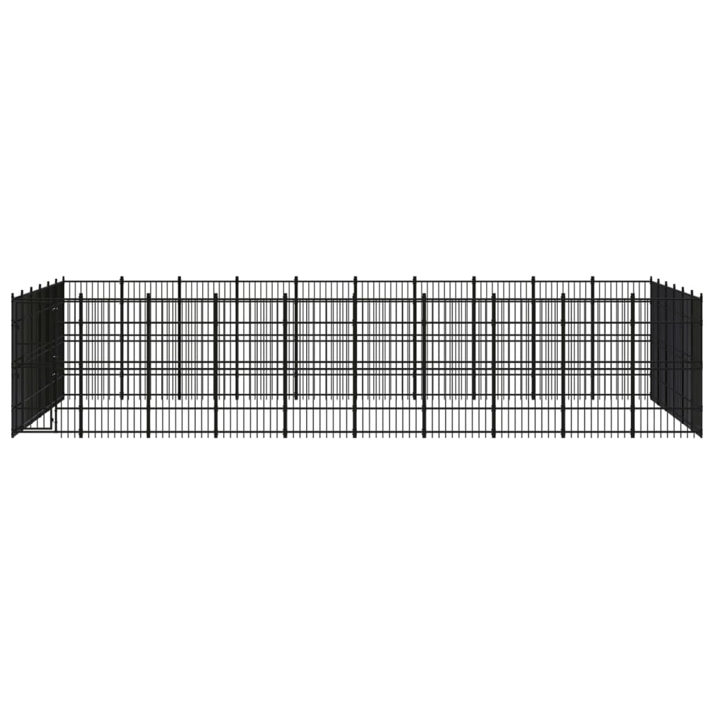 Acél kültéri kutyakennel 55,3 m² - Image 2