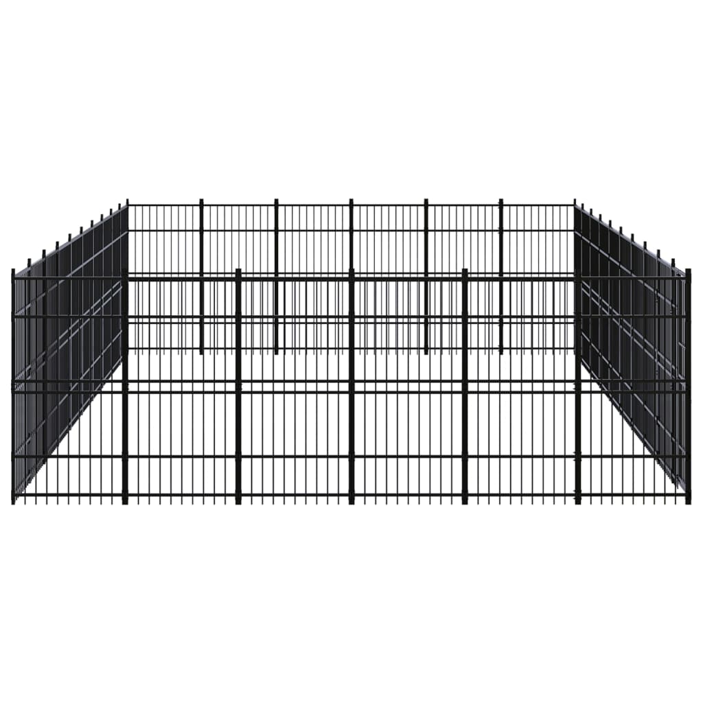 Acél kültéri kutyakennel 55,3 m² - Image 3