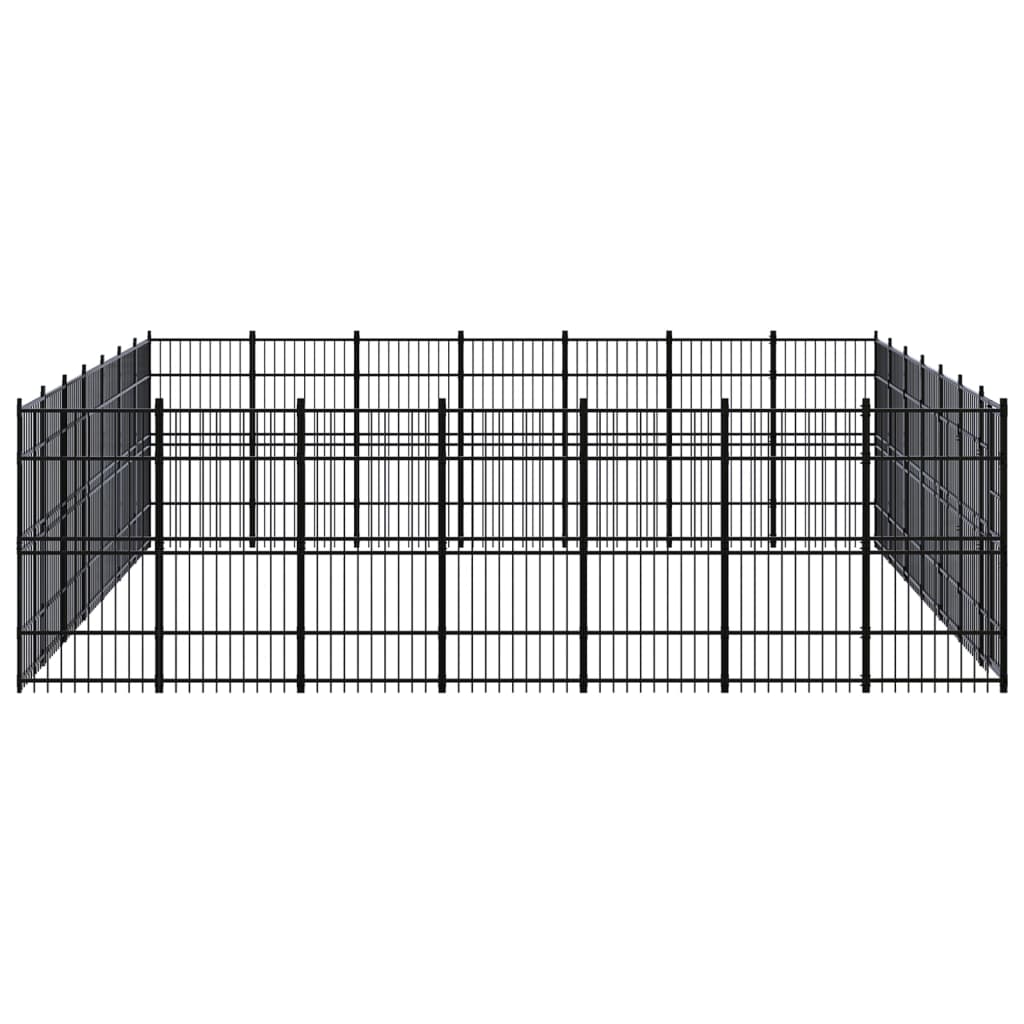 Acél kültéri kutyakennel 45,16 m² - Image 3