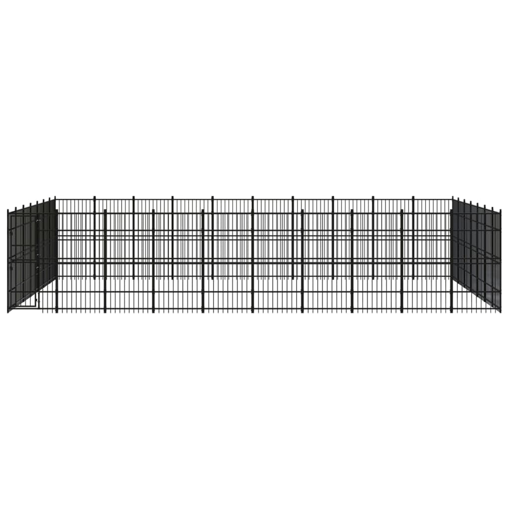 Acél kültéri kutyakennel 64,51 m² - Image 2