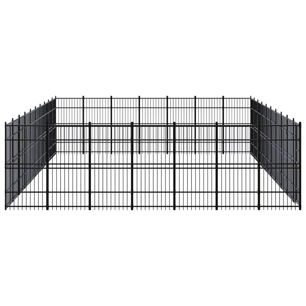 Acél kültéri kutyakennel 64,51 m² - Image 3