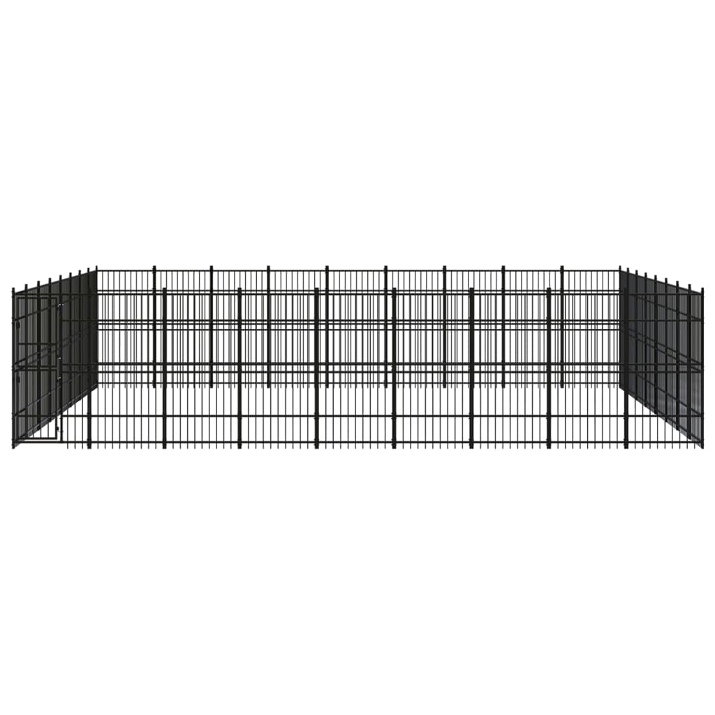 Acél kültéri kutyakennel 66,36 m² - Image 2