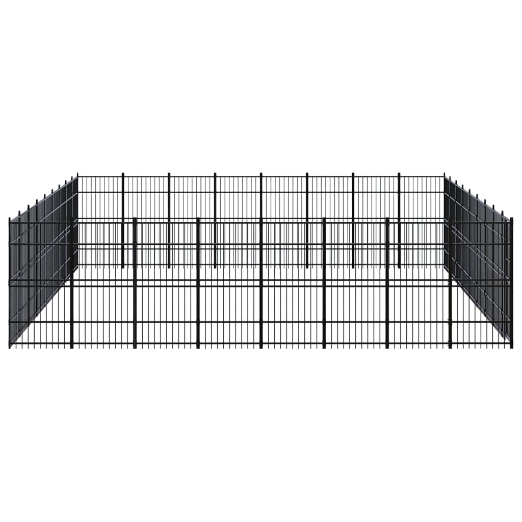 Acél kültéri kutyakennel 66,36 m² - Image 3