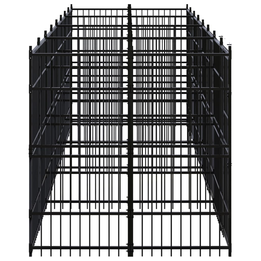 Acél kültéri kutyakennel 14,75 m² - Image 3