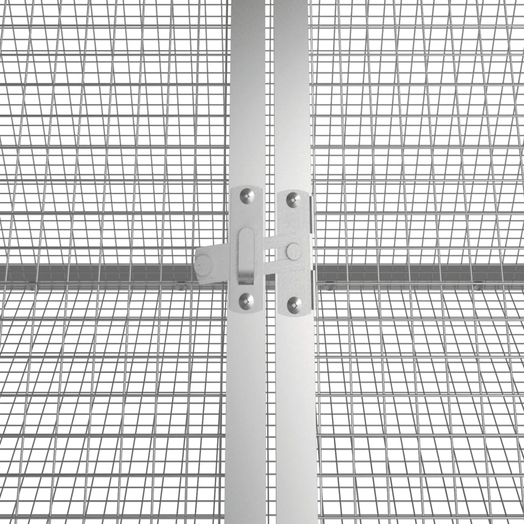 Antracitszürke horganyzott acél nyúlketrec 504,5 x 80,5 x 71 cm - Image 4