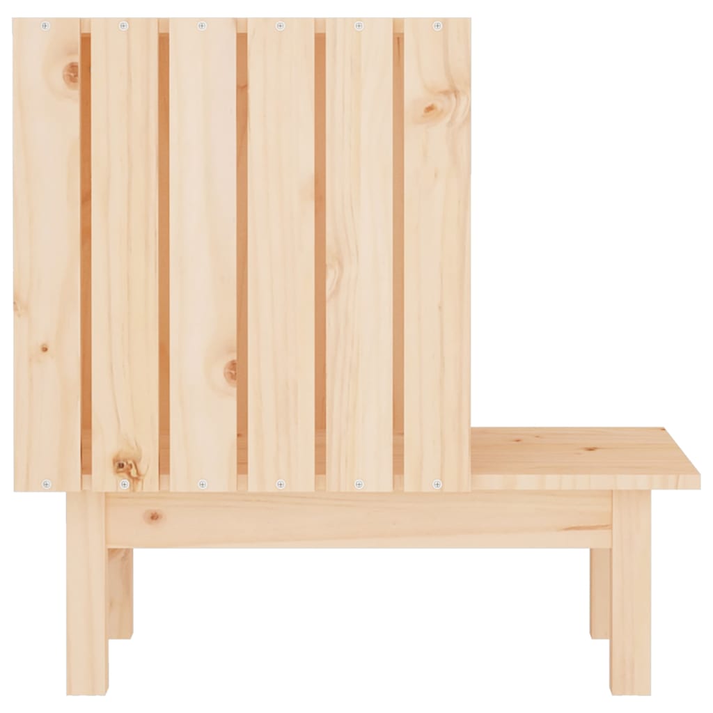 Tömör fenyőfa macskaház 60 x 36 x 60 cm - Image 5