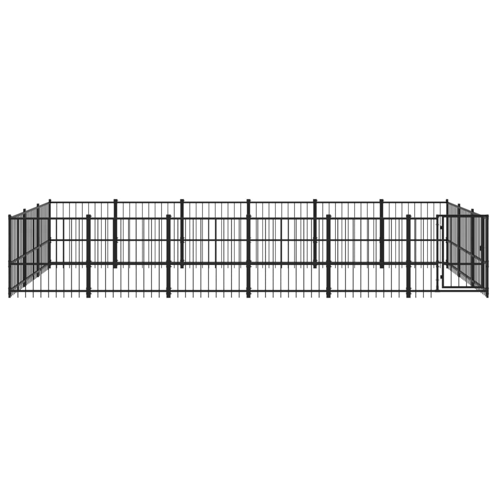 Acél kültéri kutyakennel 16,94 m² - Image 3