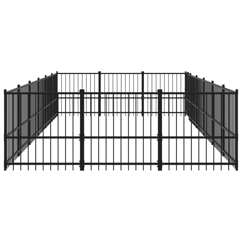 Acél kültéri kutyakennel 16,94 m² - Image 4