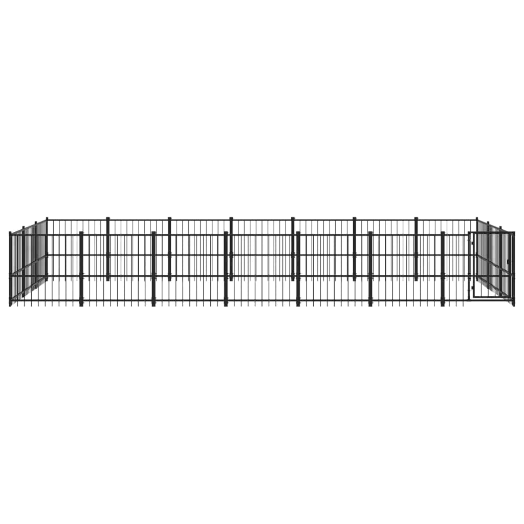 Acél kültéri kutyakennel 19,76 m² - Image 3