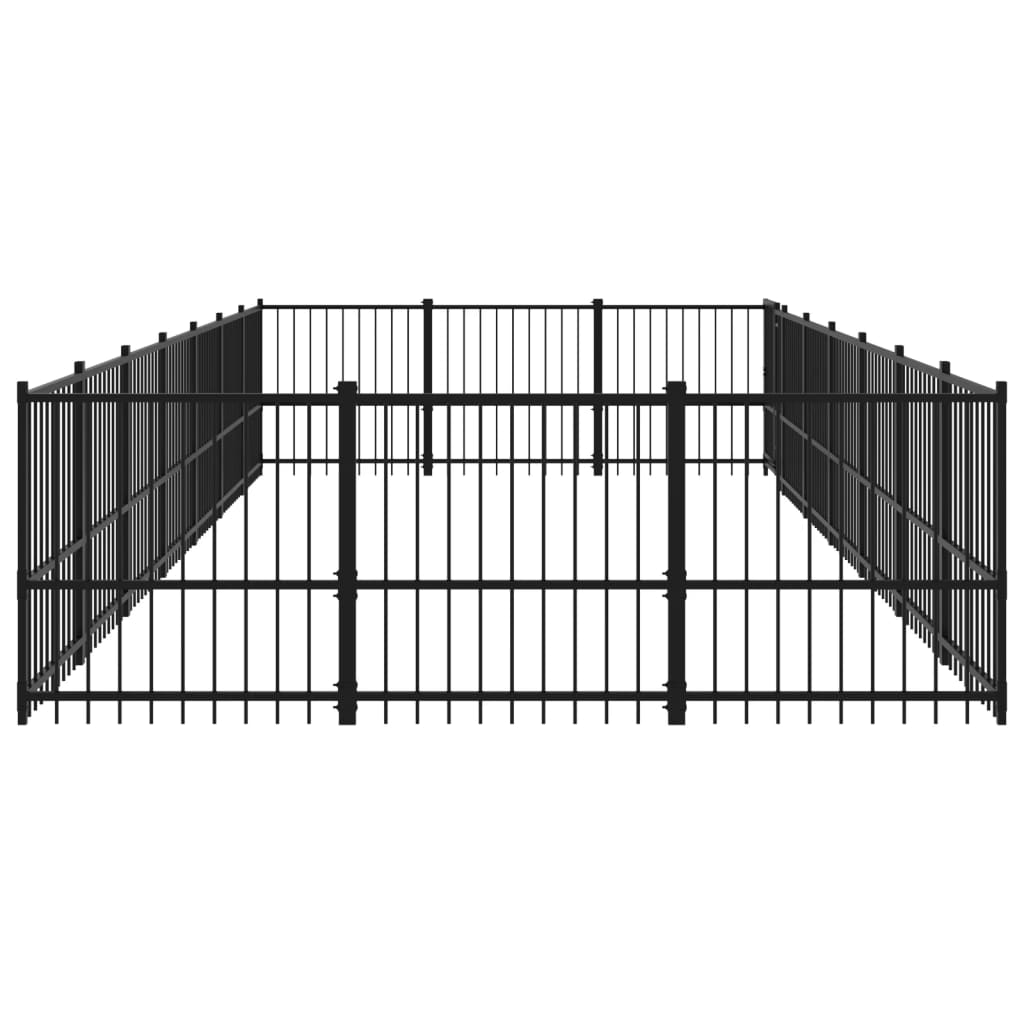 Acél kültéri kutyakennel 19,76 m² - Image 4