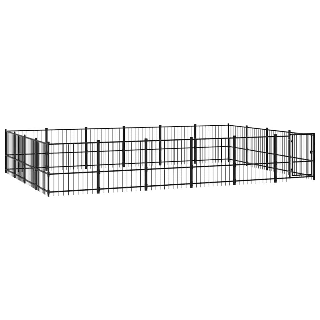 Acél kültéri kutyakennel 22,58 m² - Image 2