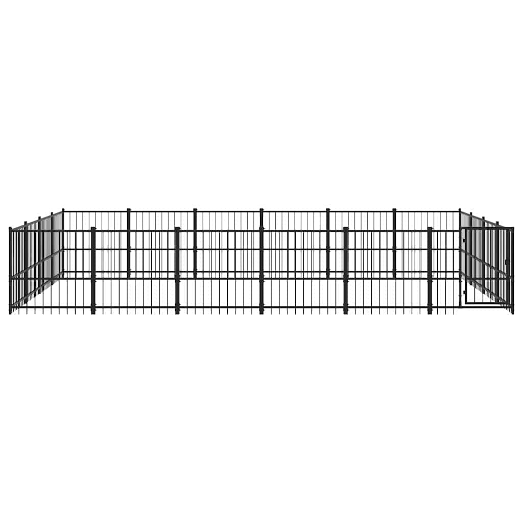 Acél kültéri kutyakennel 22,58 m² - Image 3