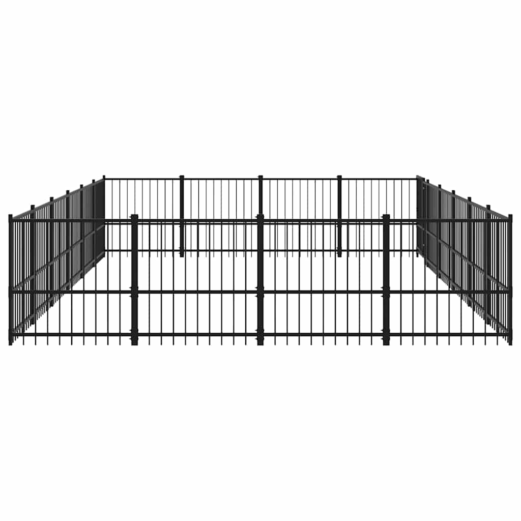Acél kültéri kutyakennel 22,58 m² - Image 4