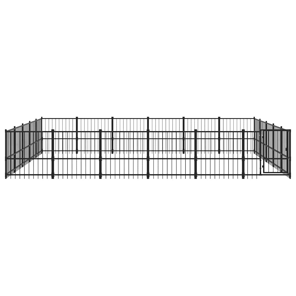 Acél kültéri kutyakennel 28,23 m² - Image 3