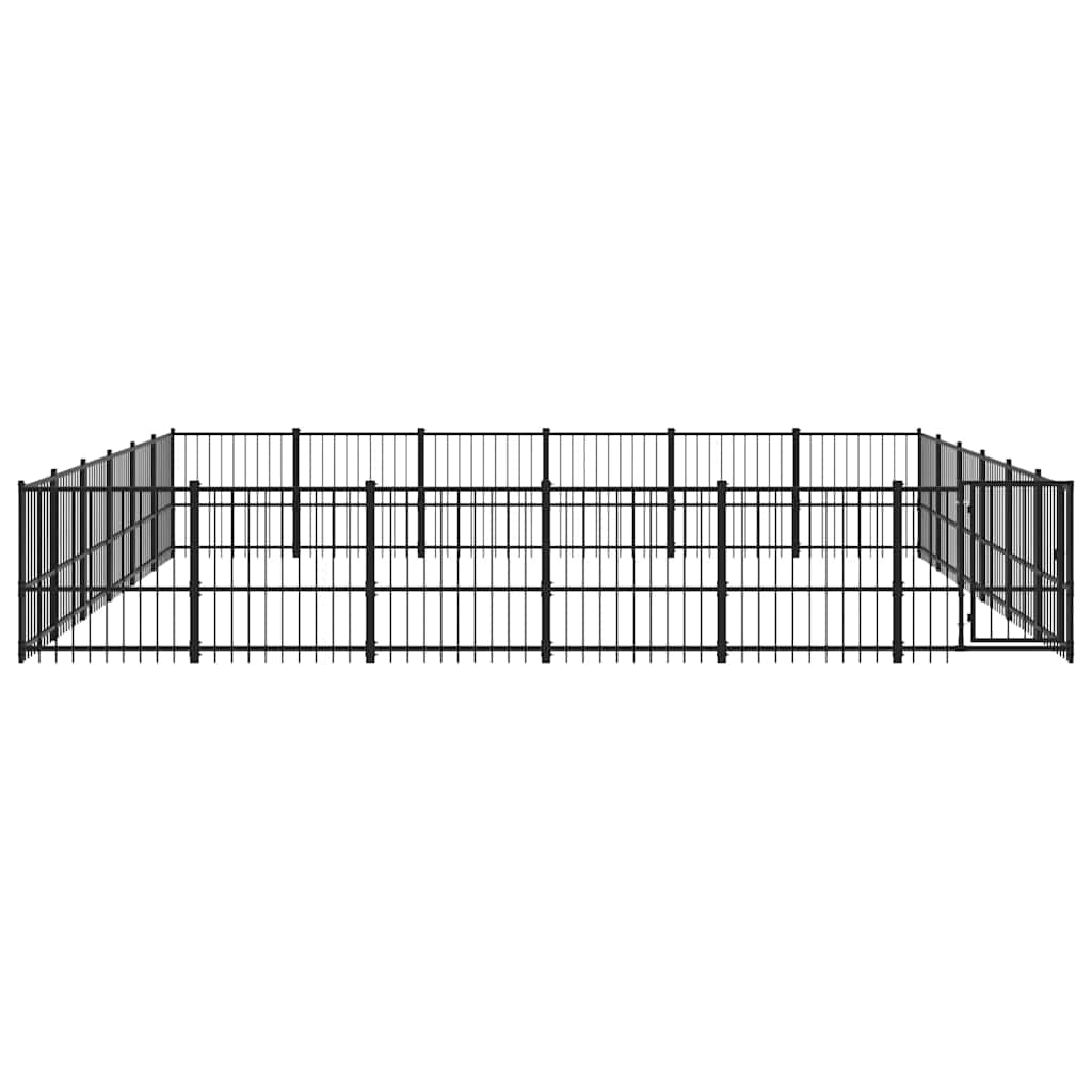 Acél kültéri kutyakennel 33,87 m² - Image 3