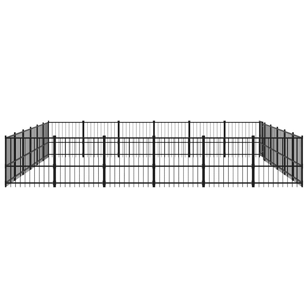 Acél kültéri kutyakennel 33,87 m² - Image 4