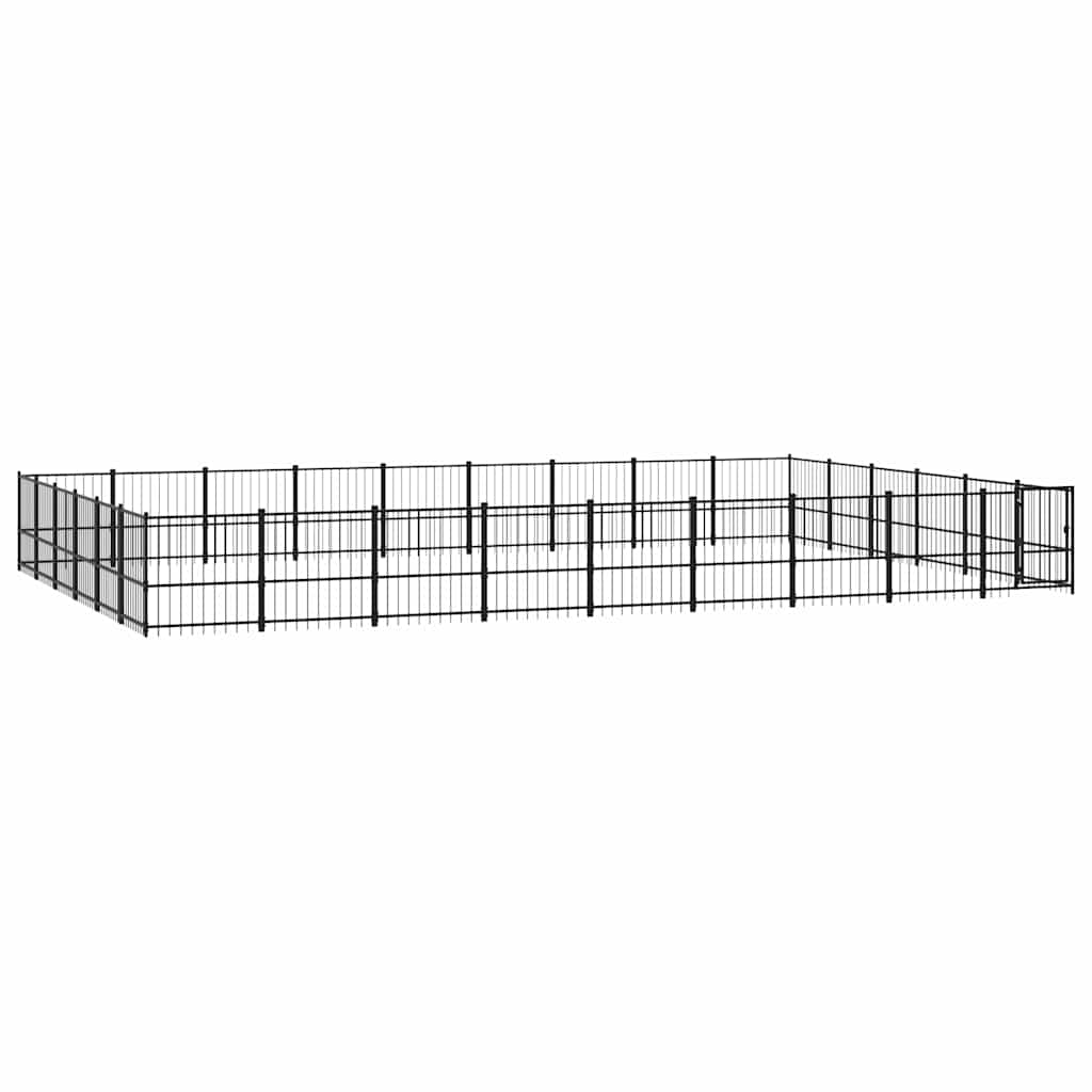 Acél kültéri kutyakennel 50,81 m² - Image 2