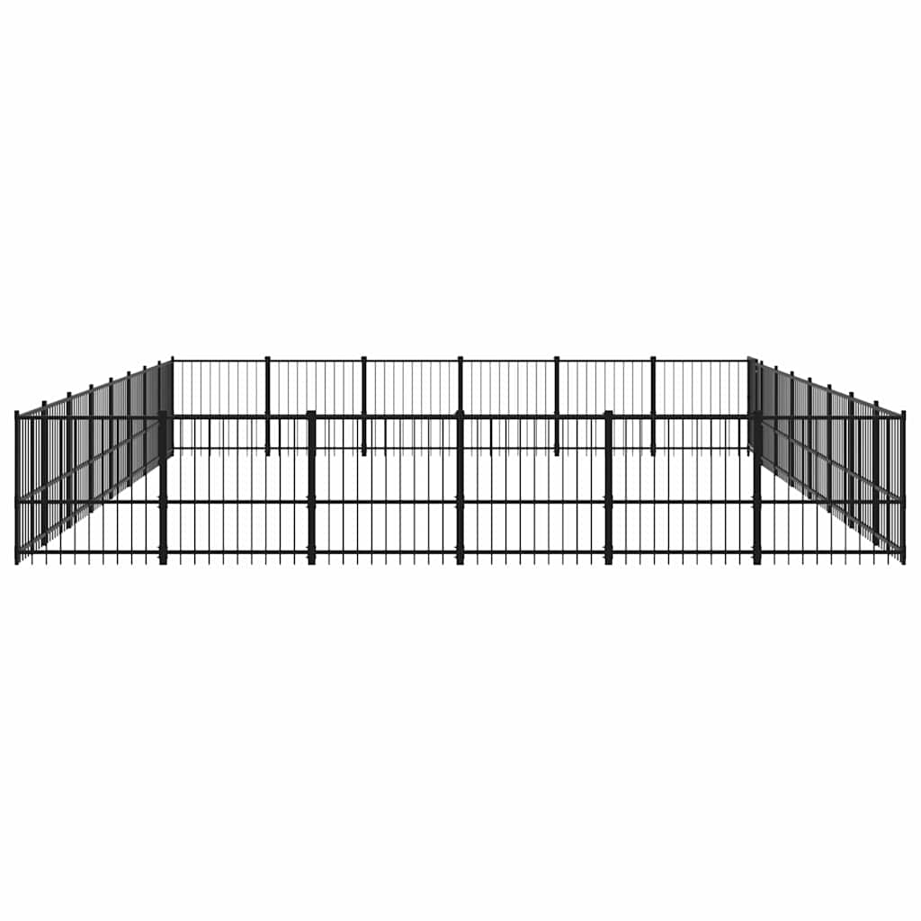 Acél kültéri kutyakennel 50,81 m² - Image 4