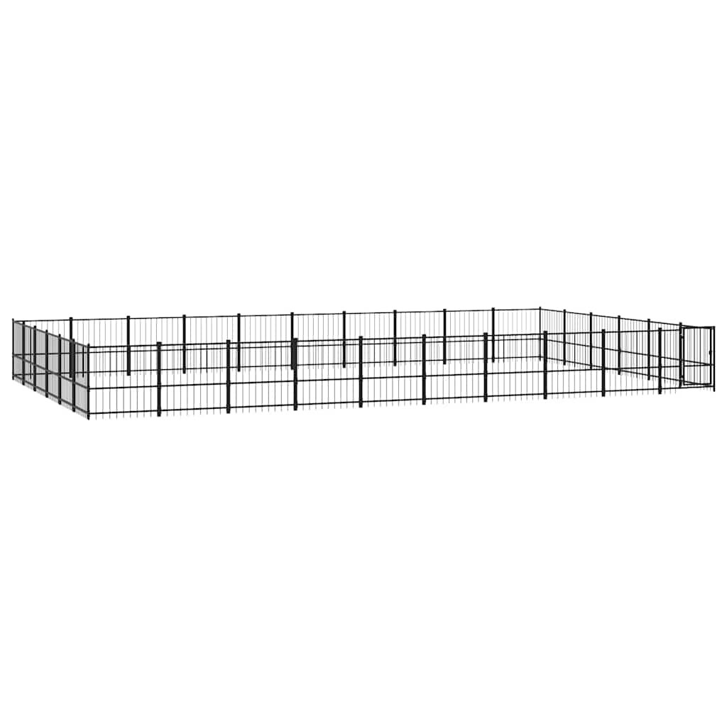Acél kültéri kutyakennel 56,45 m² - Image 2