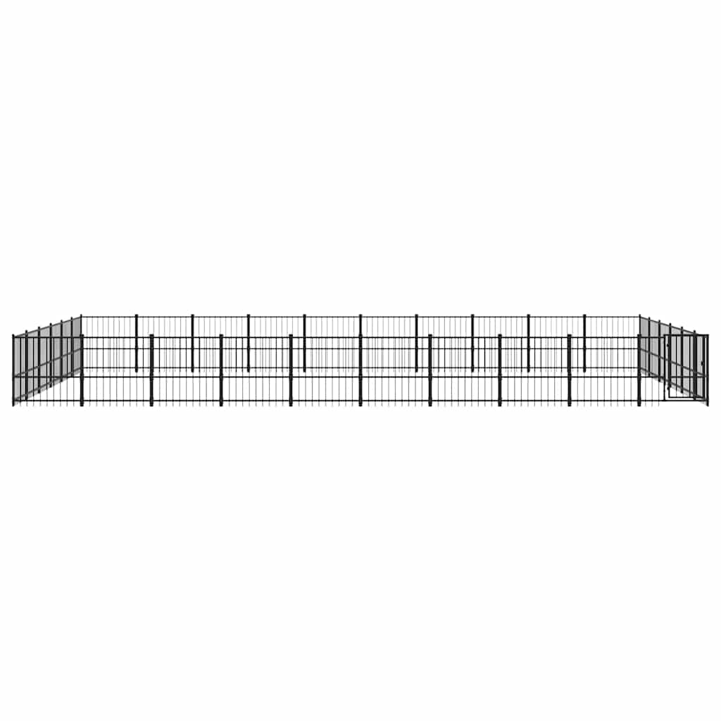 Acél kültéri kutyakennel 56,45 m² - Image 3