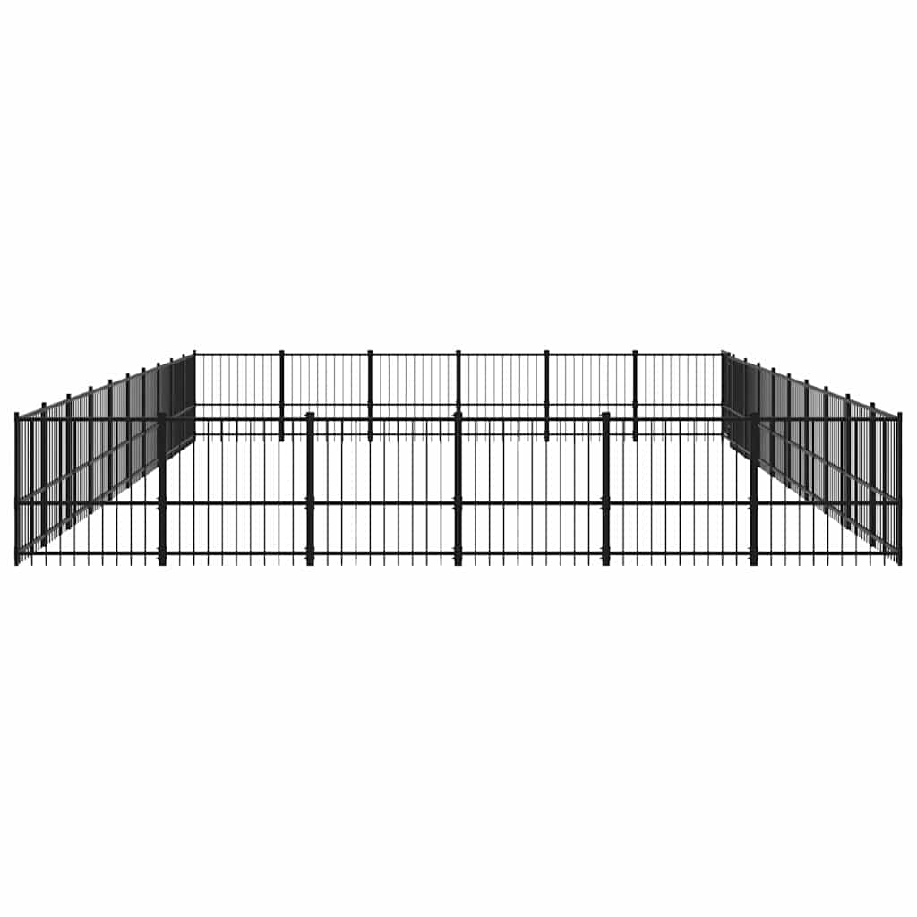 Acél kültéri kutyakennel 56,45 m² - Image 4