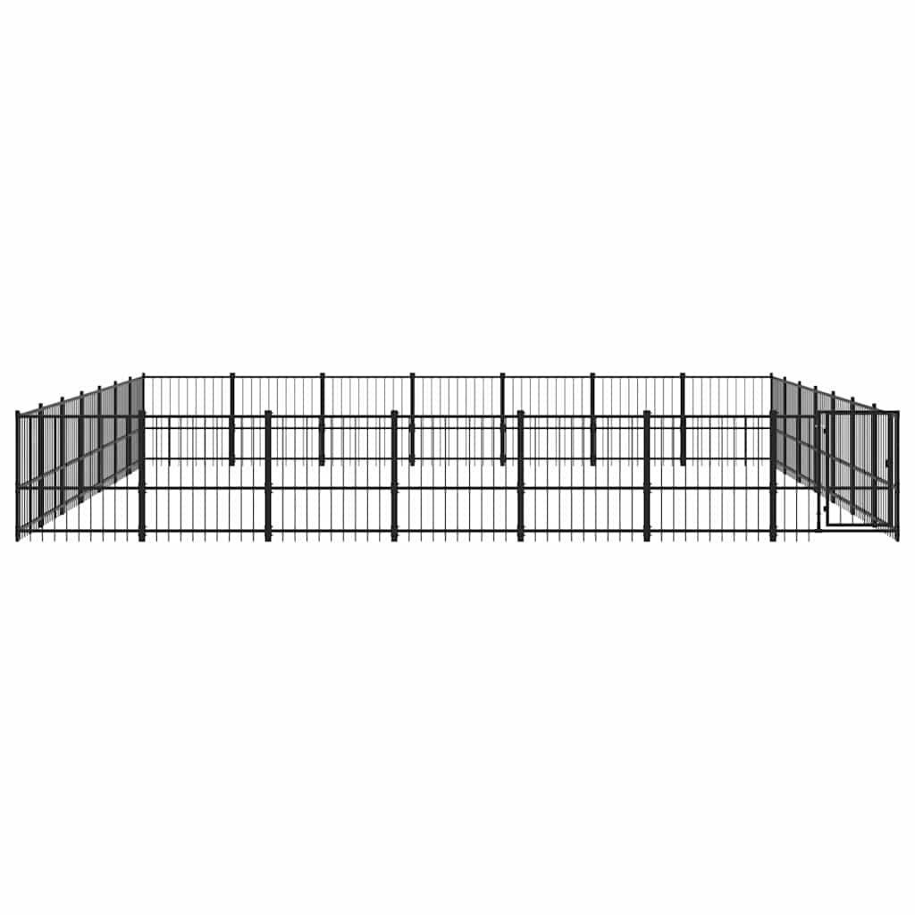 Acél kültéri kutyakennel 46,1 m² - Image 3