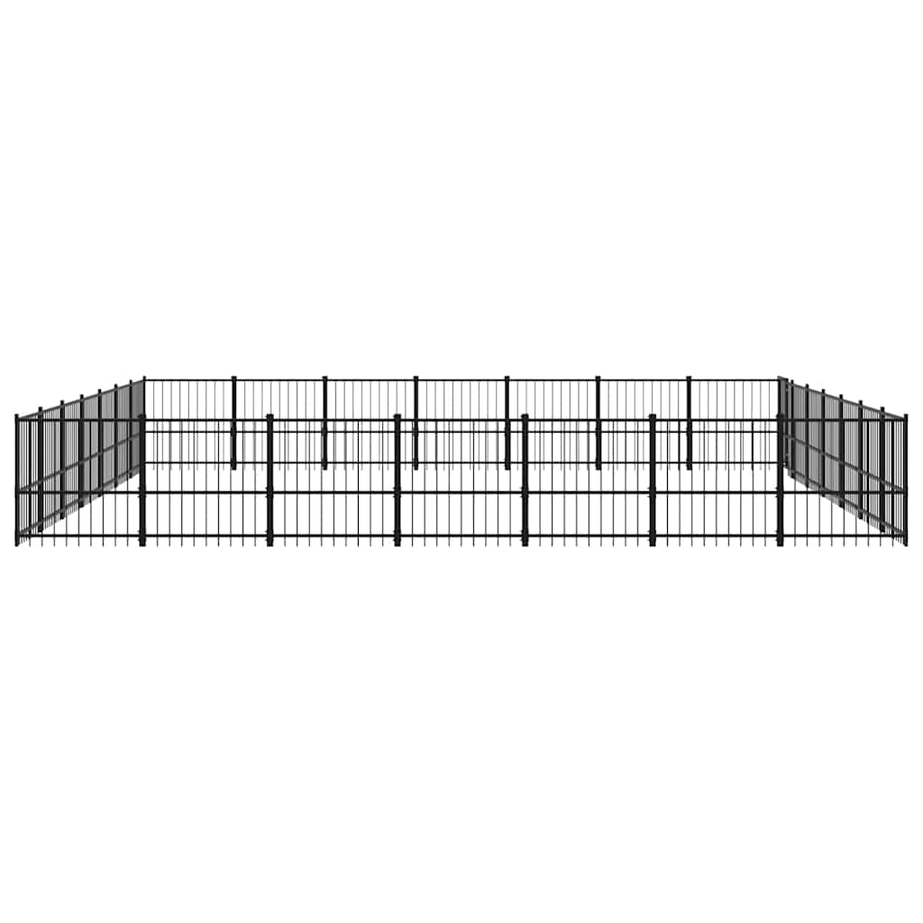 Acél kültéri kutyakennel 46,1 m² - Image 4