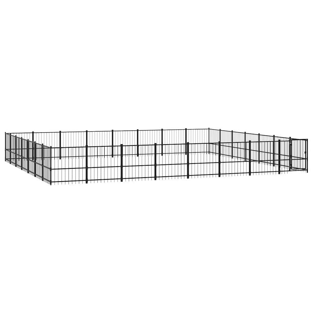 Acél kültéri kutyakennel 52,69 m² - Image 2