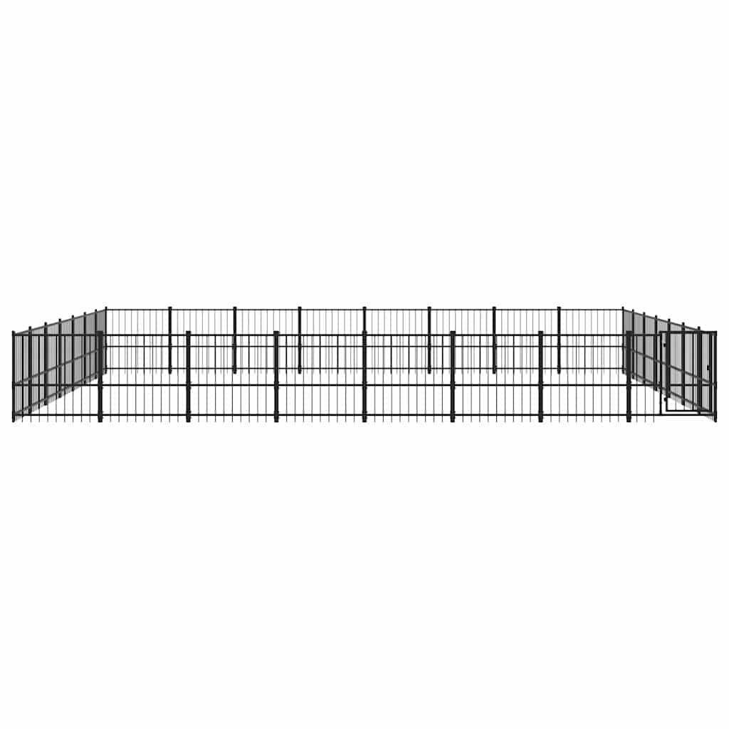 Acél kültéri kutyakennel 52,69 m² - Image 3