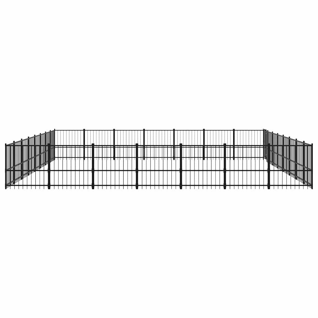 Acél kültéri kutyakennel 52,69 m² - Image 4