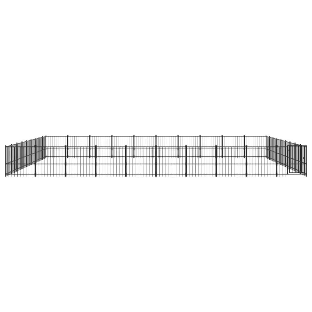 Acél kültéri kutyakennel 84,68 m² - Image 3