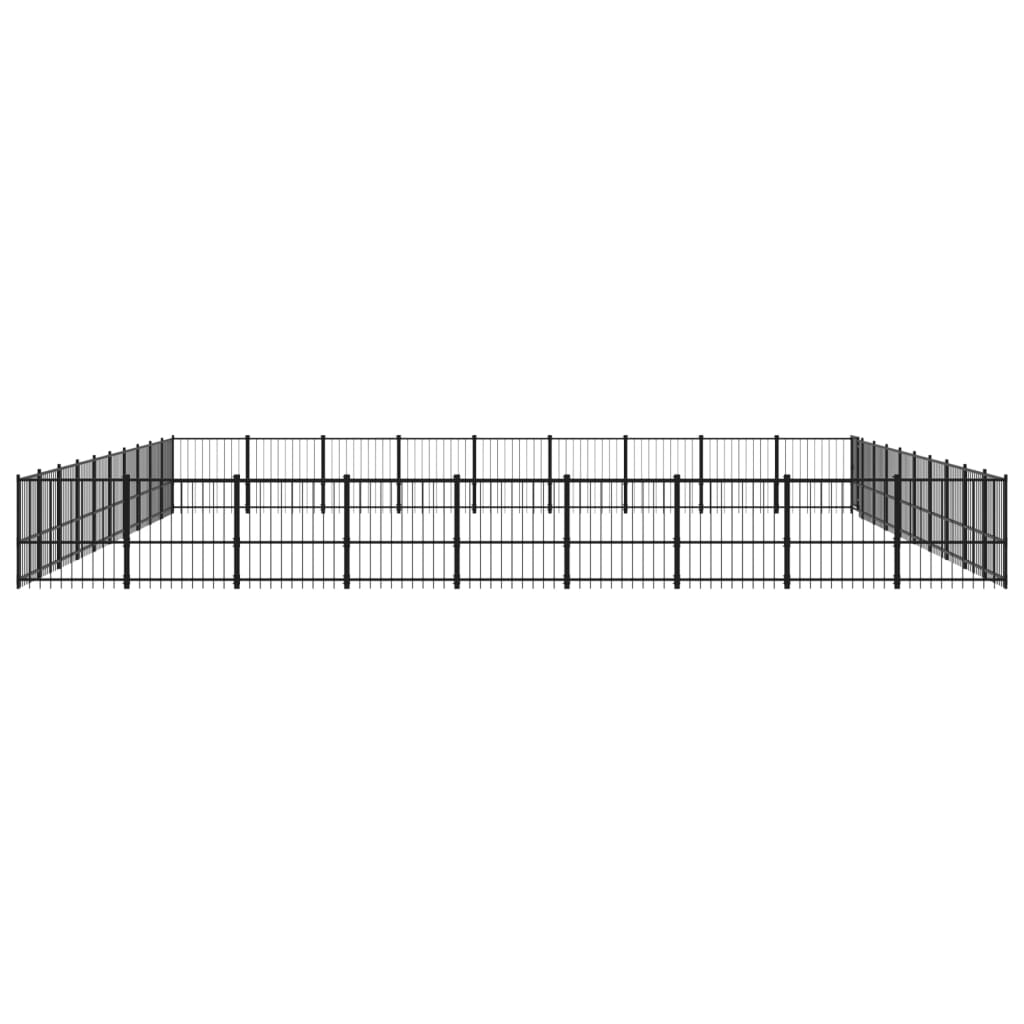 Acél kültéri kutyakennel 84,68 m² - Image 4