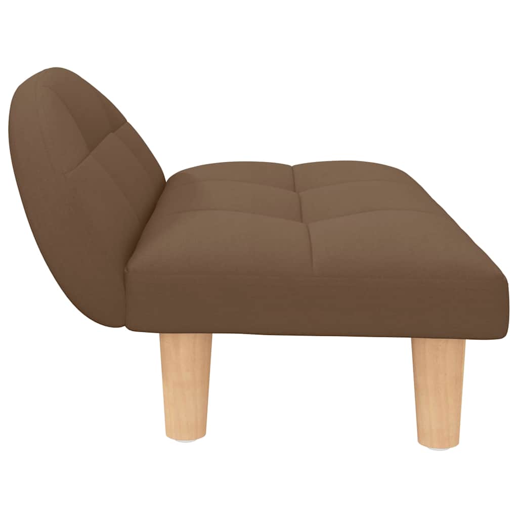Barna szövet kutyaágy 70 x 52 x 30 cm - Image 5
