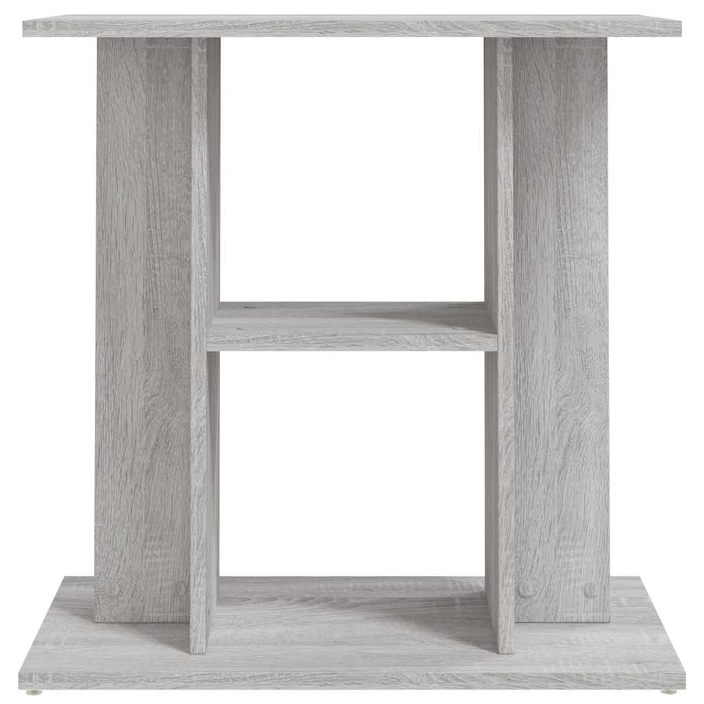 Szürke sonoma akváriumállvány 60 x 30 x 60 cm rétegelt fából - Image 4