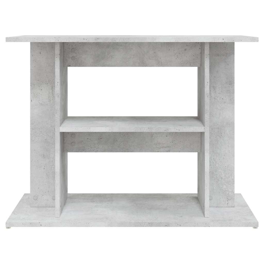Betonszürke akváriumállvány 80 x 35 x 60 cm rétegelt fából - Image 3