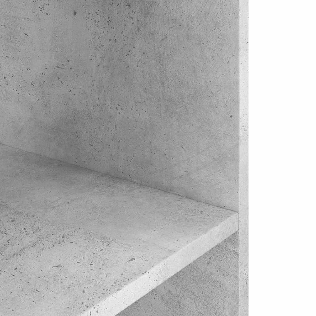 Betonszürke akváriumállvány 80 x 35 x 60 cm rétegelt fából - Image 5