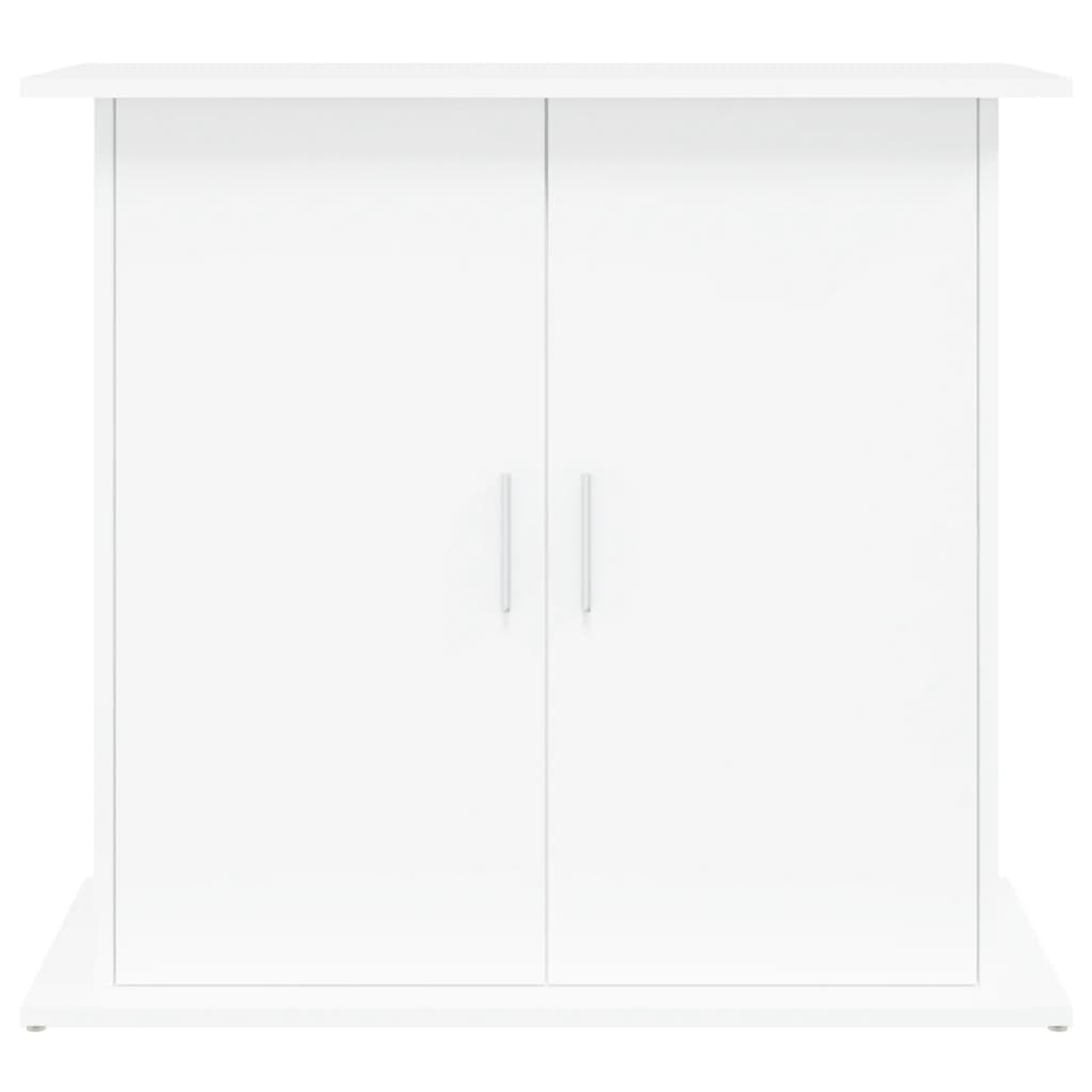 Fehér szerelt fa akváriumi állvány 81x36x73 cm - Image 5