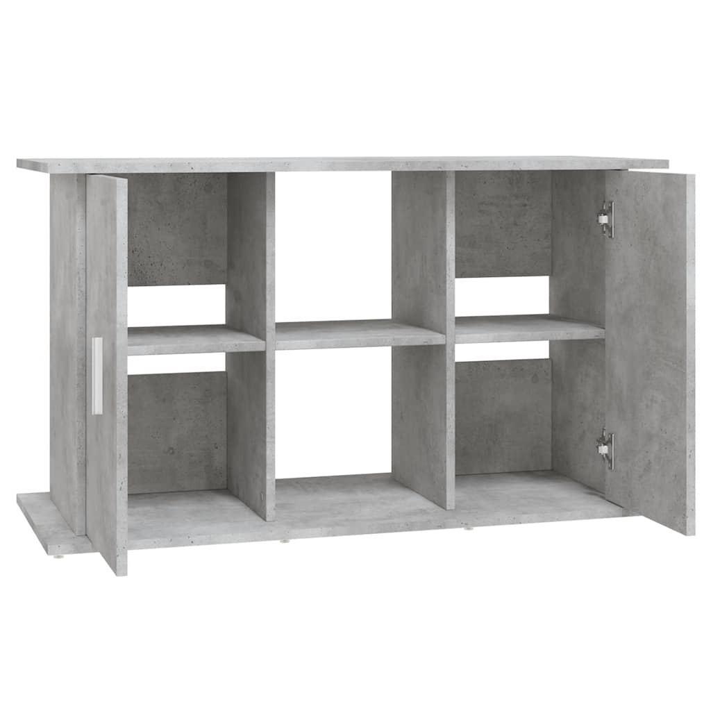Betonszürke akváriumállvány 101 x 41 x 58 cm rétegelt fából - Image 4
