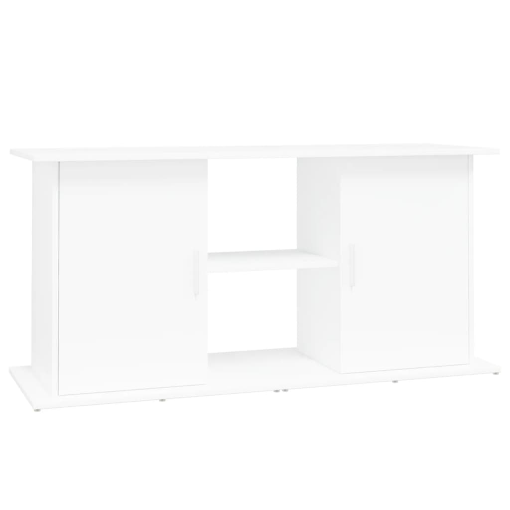 Fehér szerelt fa akváriumi állvány 121x41x58 cm - Image 2