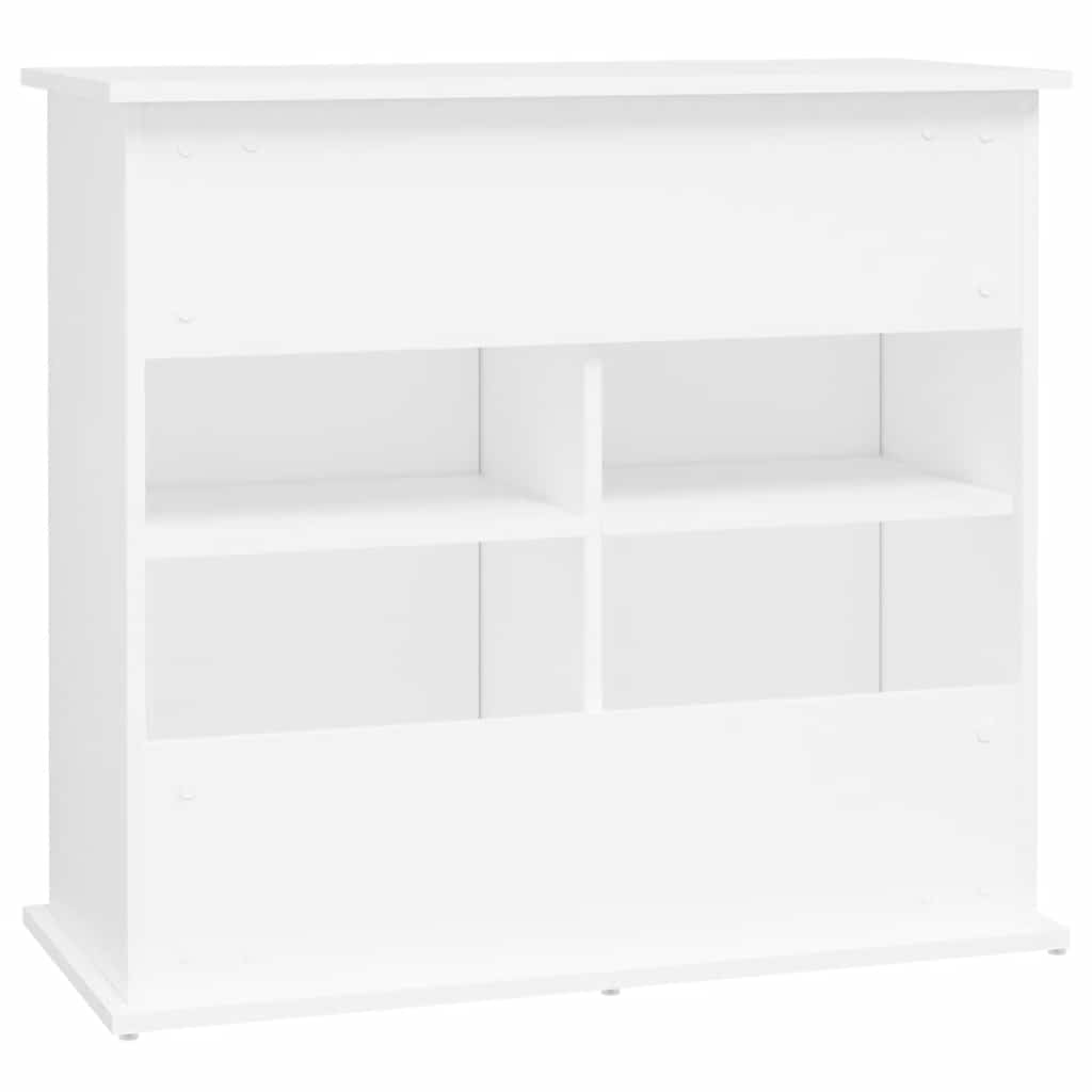 Fehér szerelt fa akváriumi állvány 81x36x73 cm - Image 5