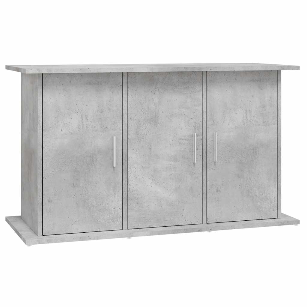 Betonszürke akváriumállvány 101 x 41 x 58 cm rétegelt fából - Image 2