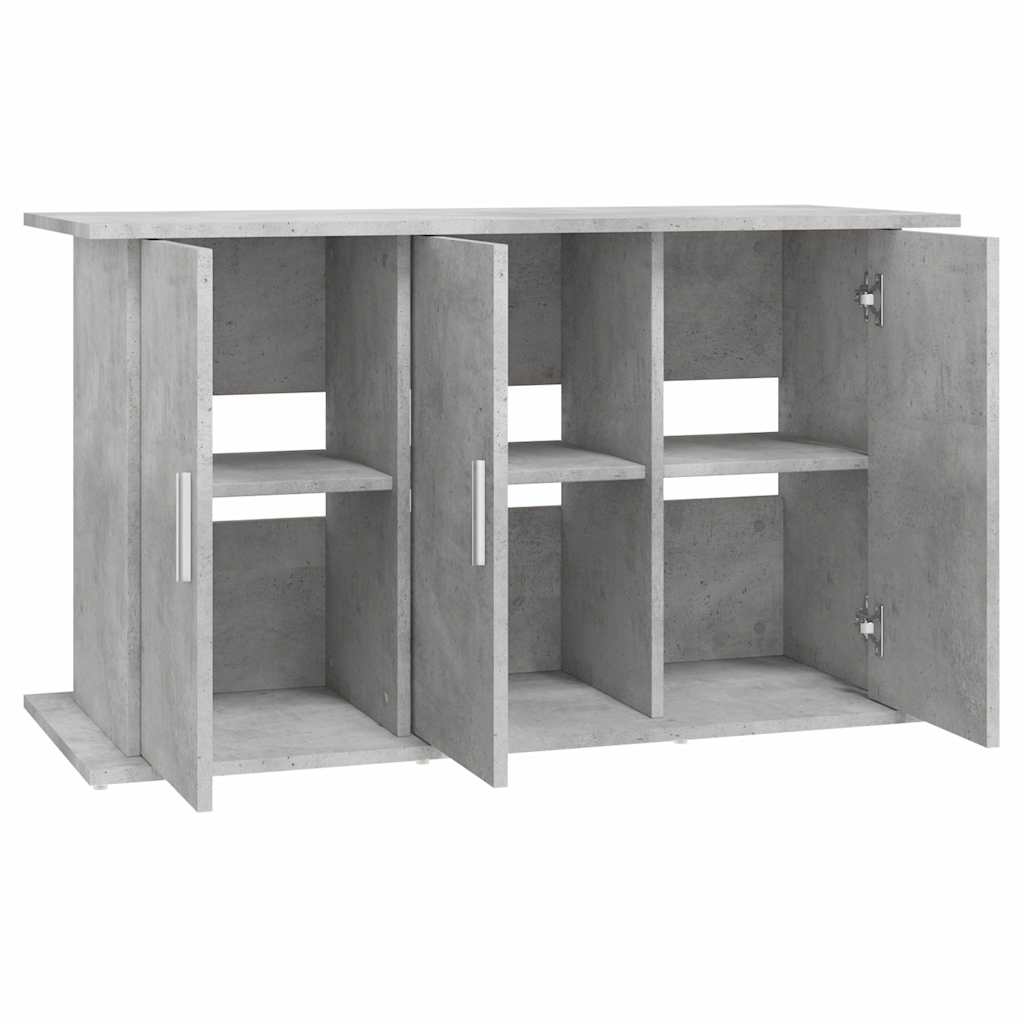 Betonszürke akváriumállvány 101 x 41 x 58 cm rétegelt fából - Image 4