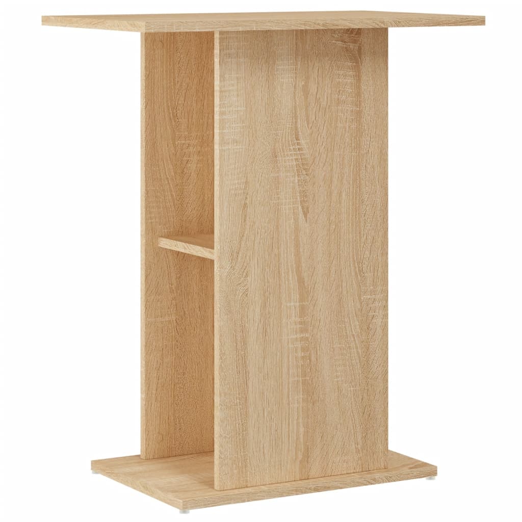 Sonoma tölgyfa akváriumállvány 60,5 x 36 x 72,5 cm rétegelt fából - Image 2