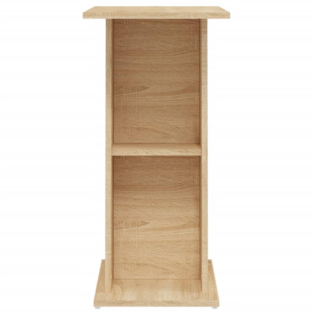 Sonoma tölgyfa akváriumállvány 60,5 x 36 x 72,5 cm rétegelt fából - Image 4