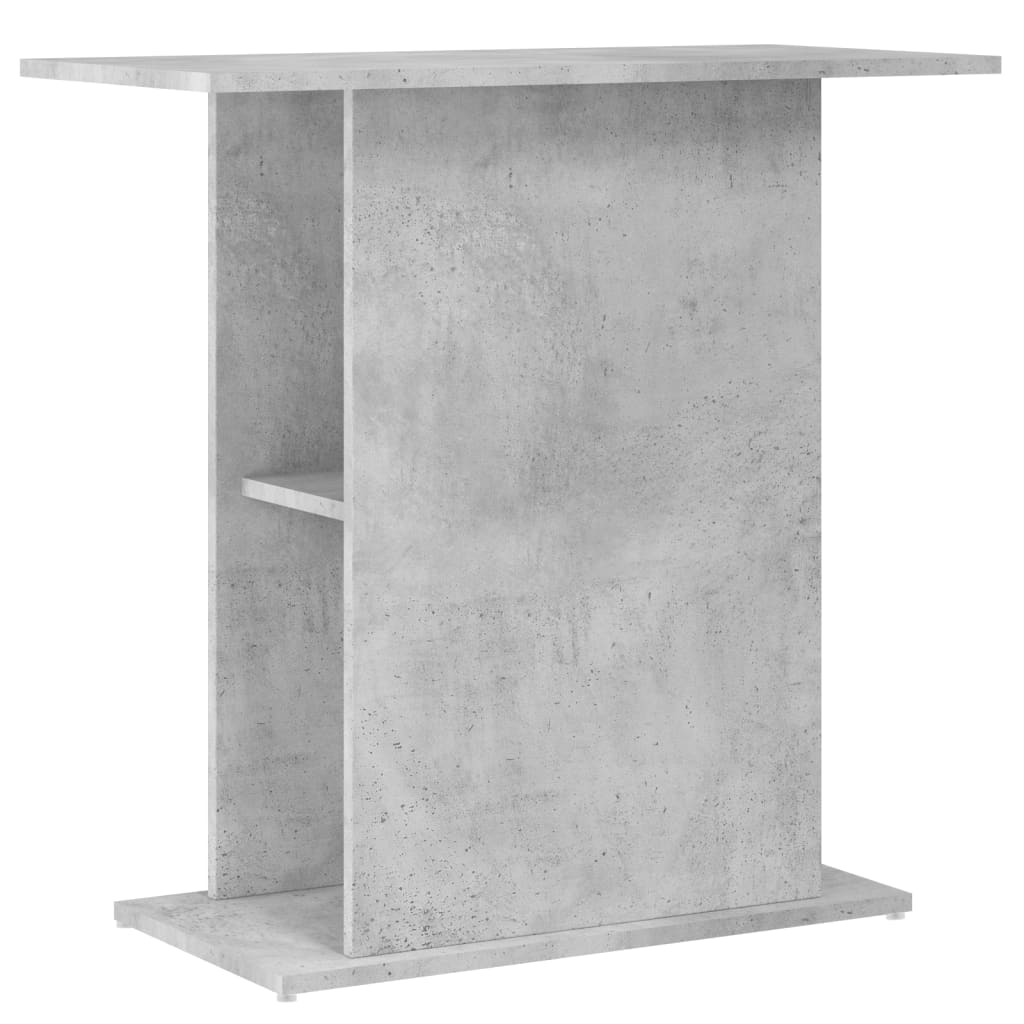 Betonszürke szerelt fa akváriumi állvány 75x36x72,5 cm - Image 2