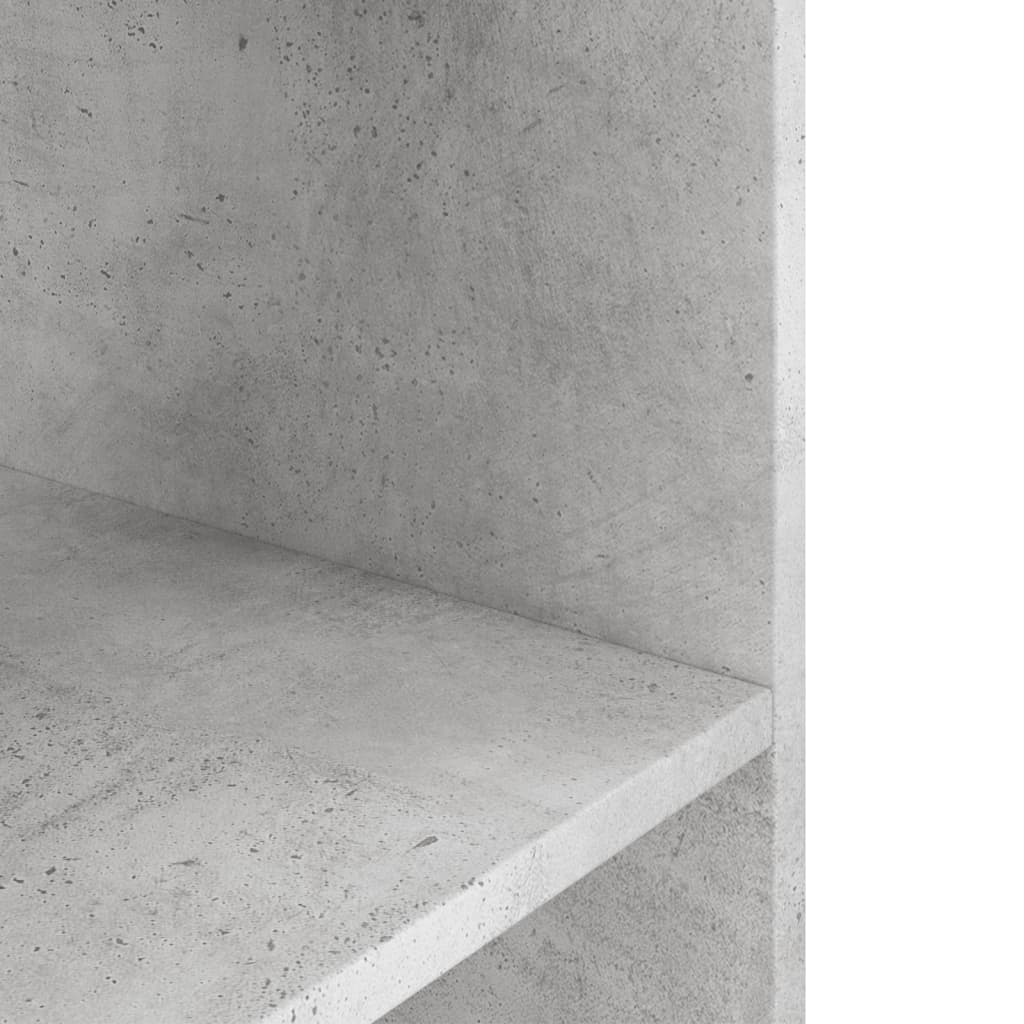 Betonszürke szerelt fa akváriumi állvány 75x36x72,5 cm - Image 5