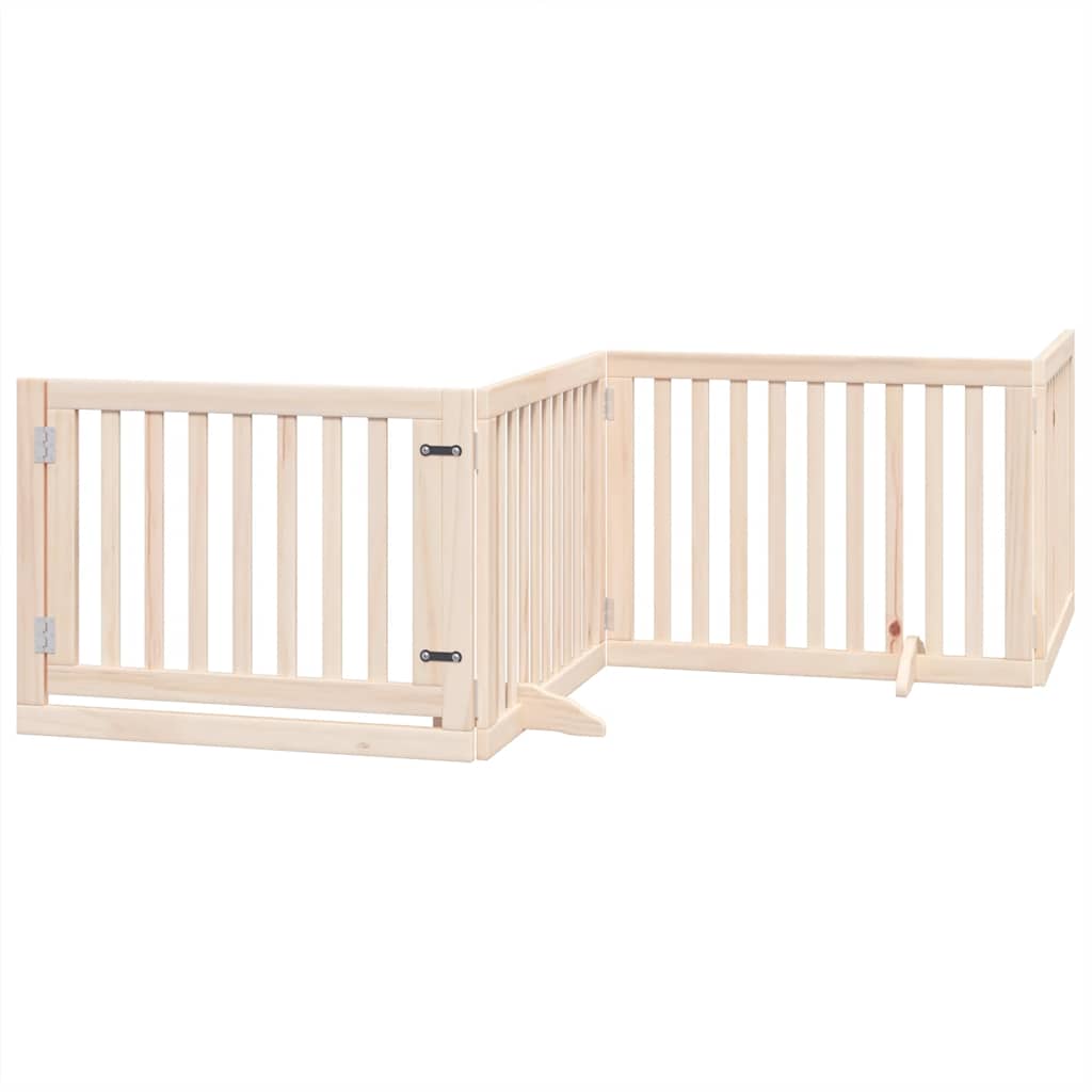 Nyárfa 12 paneles összecsukható kutyakapu ajtóval 960 cm - Image 3