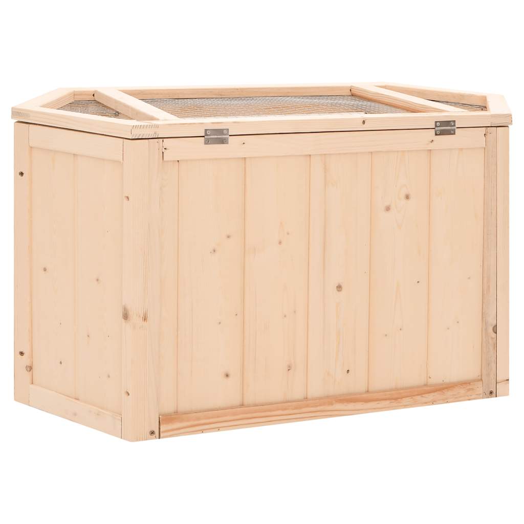 Tömör fenyőfa hörcsögketrec 80x40x43 cm - Image 5