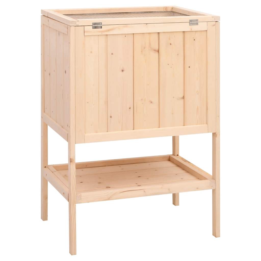Tömör fenyőfa hörcsögketrec 55 x 40 x 80 cm - Image 5