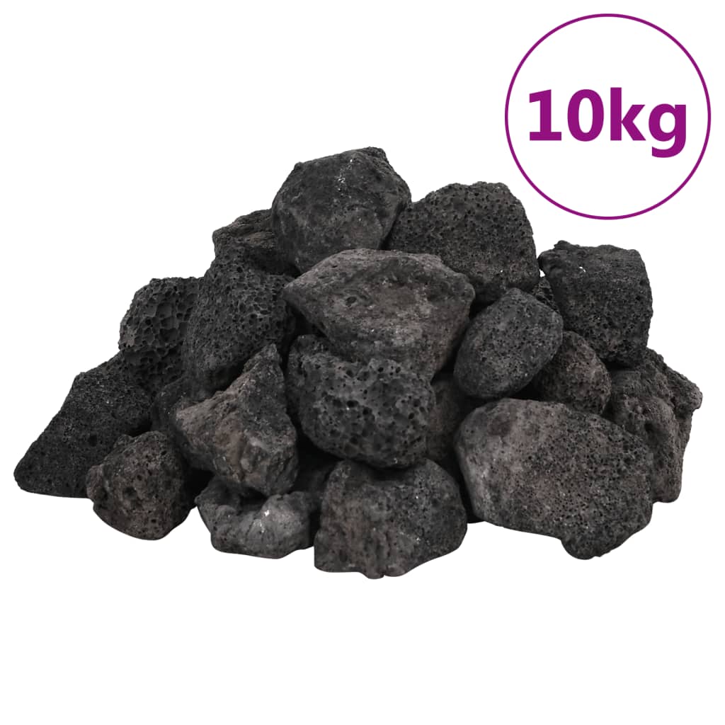 Fekete vulkanikus kőzetek 3-5 cm 10 kg - Image 2